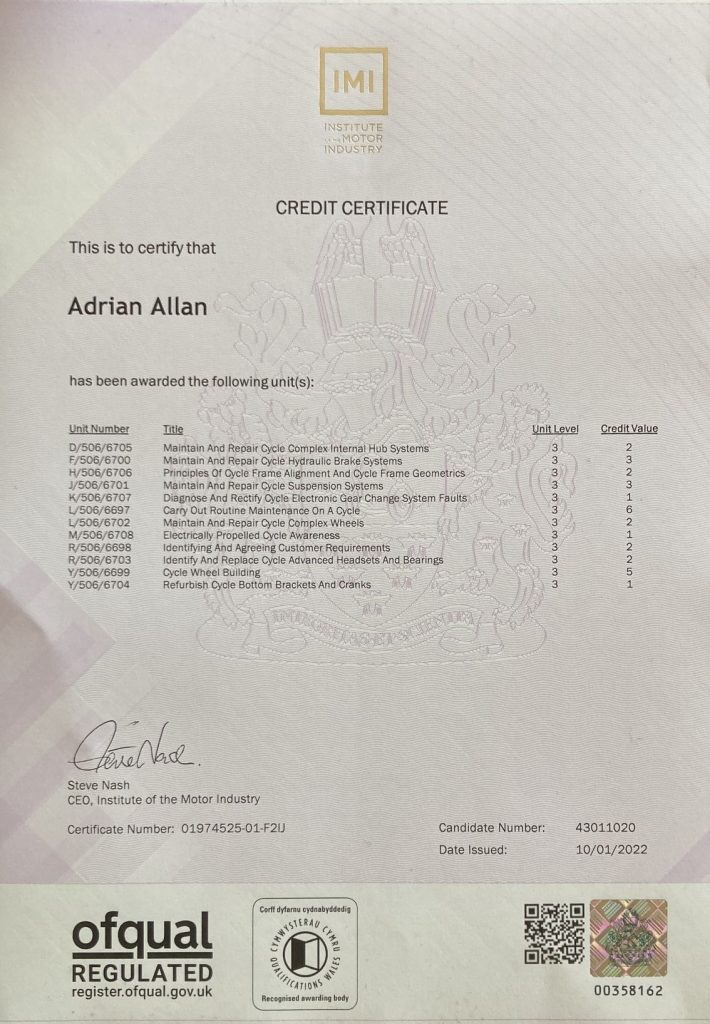 IMI Credit Certificate
